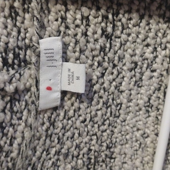 J Jill Wool Blend Aztec Boho Print Cardigan Sweater M - Picture 5 of 7